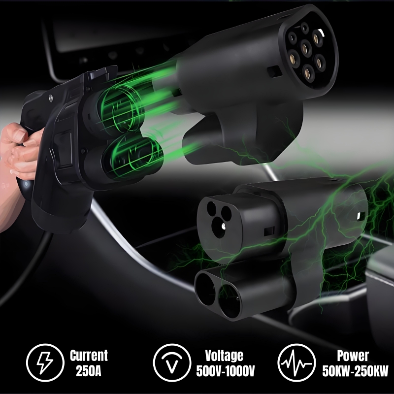 CCS2 to Type 2 Tesla EV Charge - Ev Charger Adapter recension och pris