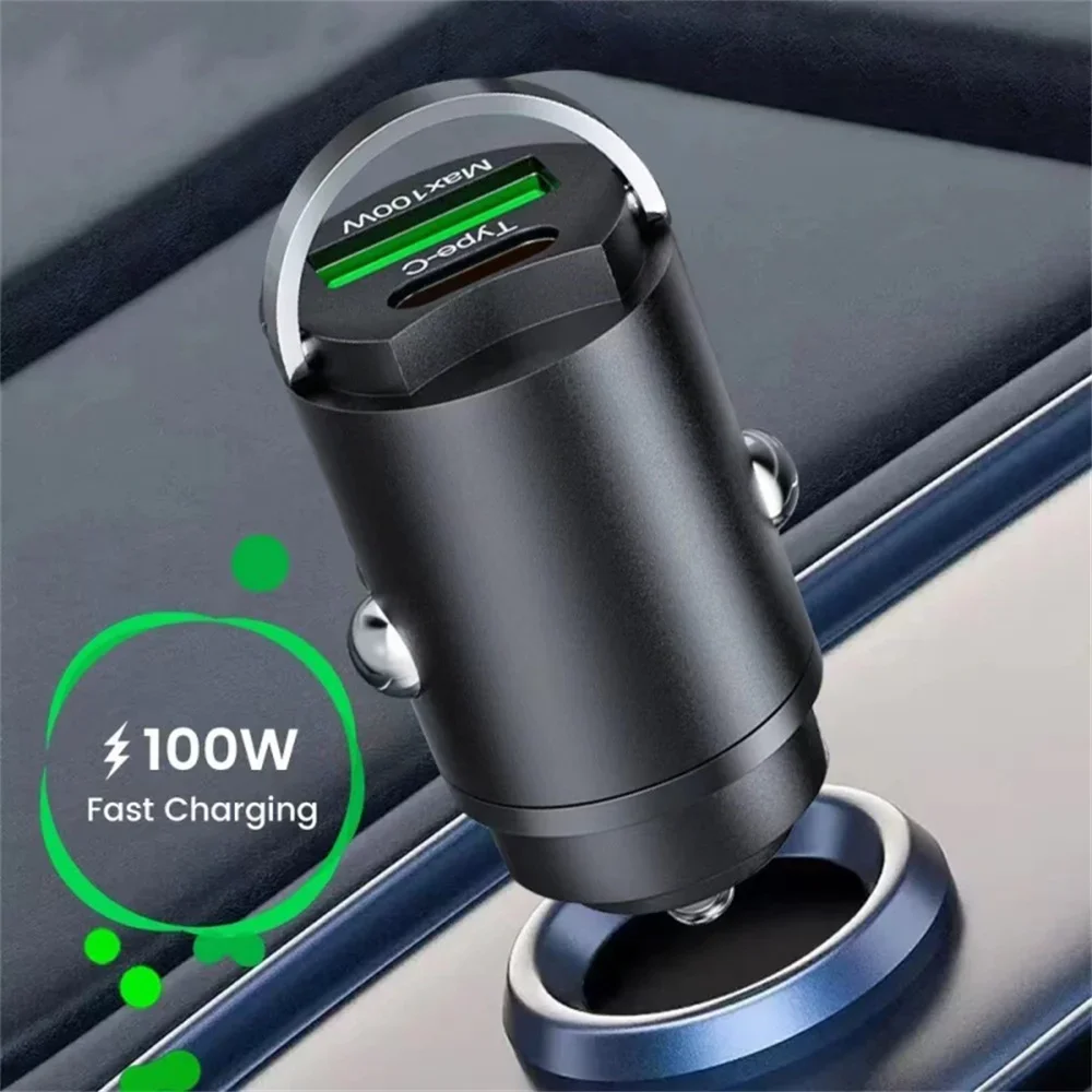 1PCS Mini 100W PD QC Pull Ring - Fast Ev Charger recension och pris