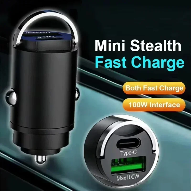 1PCS Mini 100W PD QC Pull Ring - Fast Ev Charger recension och pris
